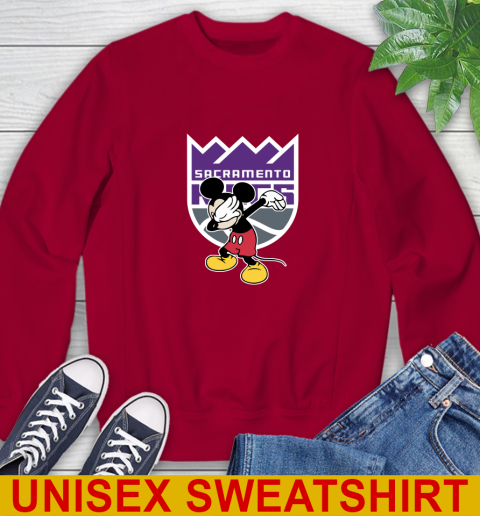Sacramento Kings NBA Basketball Dabbing Mickey Disney Sports Sweatshirt 7