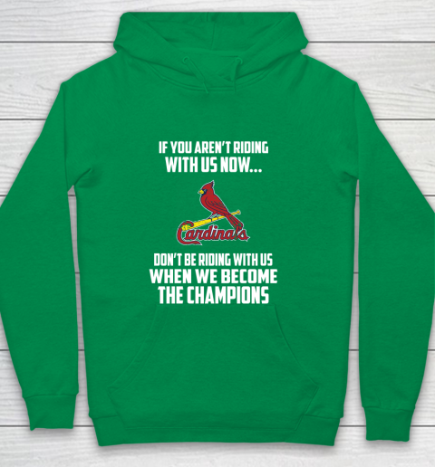 MLB St.Louis Cardinals Baseball We Become The Champions Youth Hoodie 4