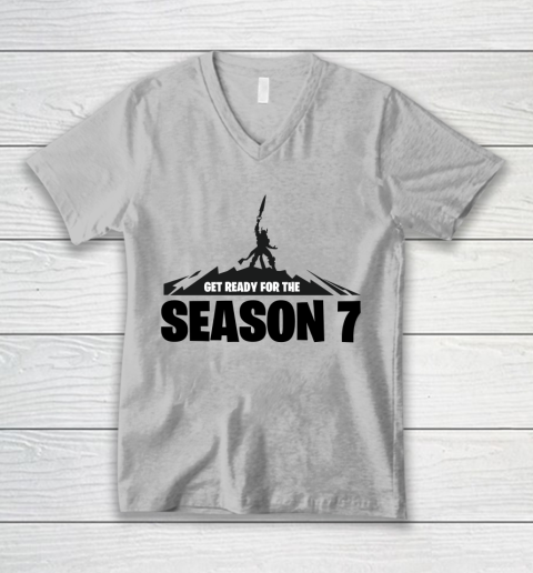 Fortnite Tshirt Get Ready For The Season 7 V-Neck T-Shirt 2
