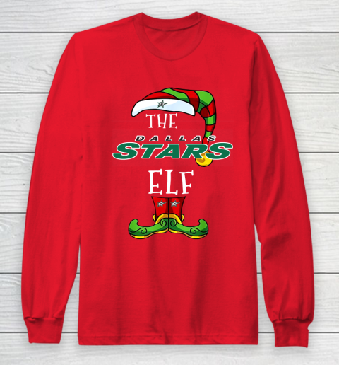 Dallas Stars Christmas ELF Funny NHL Long Sleeve T-Shirt 8 Dallas Stars Christmas ELF Funny NHL Long Sleeve T-Shirt - Image 8