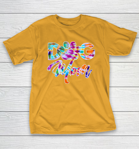 Dog Mom Shirt Tie Dye Dog Mom Apparel for Women Dog Lover Gifts Paw T-Shirt 2