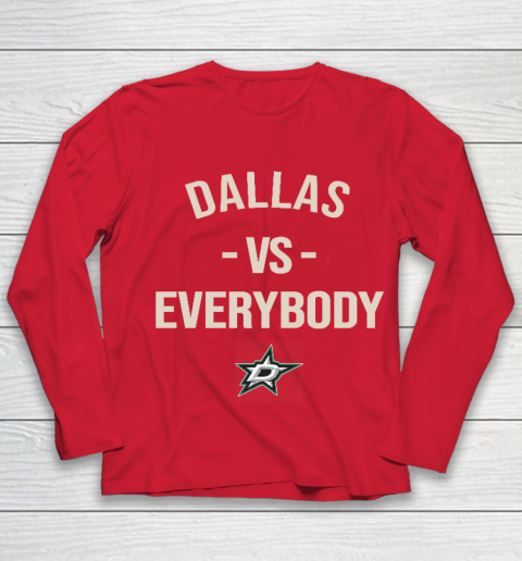 Dallas Stars Vs Everybody Youth Long Sleeve 8