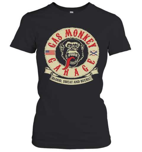 Gas Monkey Garage Blood Sweat And Beers Women's T-Shirt