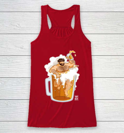 ADAM LIKES A BIG BEER LGBT Gay Pride Racerback Tank 4