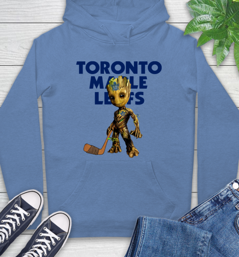 Toronto Maple Leafs NHL Hockey Groot Marvel Guardians Of The Galaxy Hoodie 11