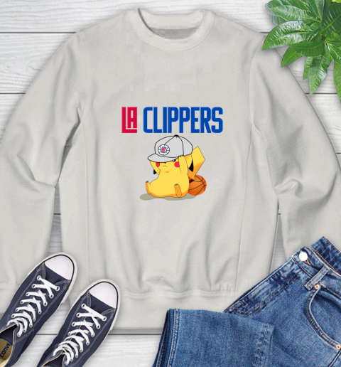 NBA Pikachu Basketball Sports Los Angeles Clippers Sweatshirt 12