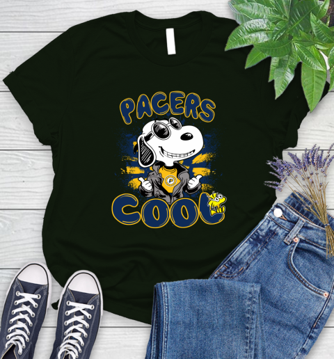 NBA Basketball Indiana Pacers Cool Snoopy Shirt Women's T-Shirt 5