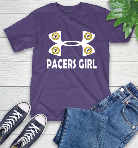 NBA Indiana Pacers Girl Under Armour Basketball Sports T-Shirt 5