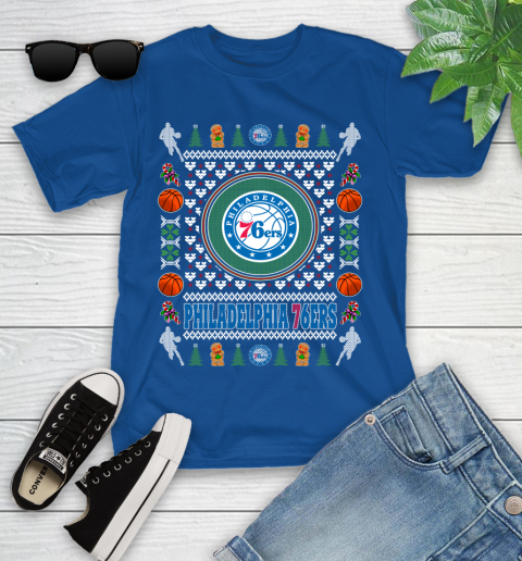 Philadelphia 76ers Merry Christmas NBA Basketball Loyal Fan Ugly Shirt 111