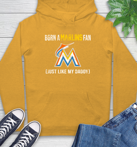 MLB Baseball Miami Marlins Loyal Fan Just Like My Daddy Shirt Hoodie 2