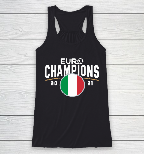 Italy Euro Champions 2020 2021 Football Italia Racerback Tank