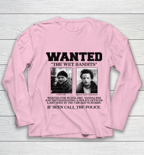 Home Alone Wanted The Wet Bandits Youth Long Sleeve 6