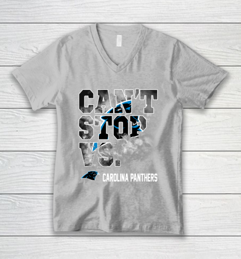 NFL Carolina Panthers Can't Stop Vs V-Neck T-Shirt 3