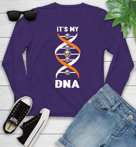 New York Islanders NHL Hockey It's My DNA Sports Youth Long Sleeve 4