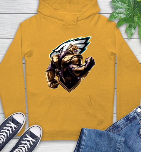 NFL Thanos Avengers Endgame Football Sports Philadelphia Eagles Hoodie 3