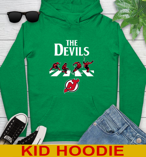 NHL Hockey New Jersey Devils The Beatles Rock Band Shirt Youth Hoodie 8