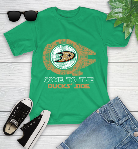 NHL Come To The Anaheim Ducks Wars Hockey Sports Youth T-Shirt 8
