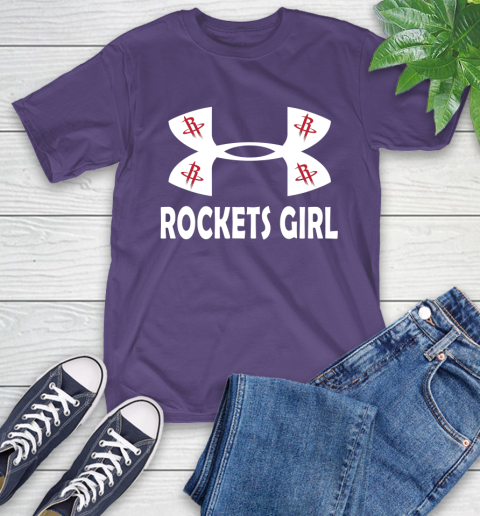 NBA Houston Rockets Girl Under Armour Basketball Sports T-Shirt 5
