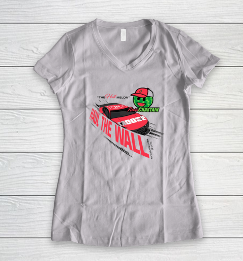 Haul The Wall Shirt Ross Chastain Women's V-Neck T-Shirt