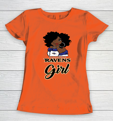 Baltimore Ravens Girl NFL Women s T Shirt