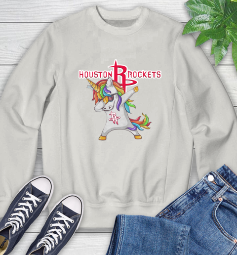 Houston Rockets NBA Basketball Funny Unicorn Dabbing Sports Sweatshirt 13 Houston Rockets NBA Basketball Funny Unicorn Dabbing Sports Sweatshirt - Image 13