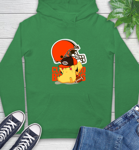 NFL Pikachu Football Sports Cleveland Browns Hoodie 8