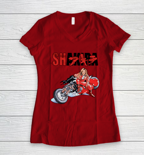 Shakira Akira Women's V-Neck T-Shirt 6