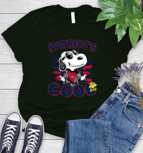NFL Football New England Patriots Cool Snoopy Shirt Women's T-Shirt 5