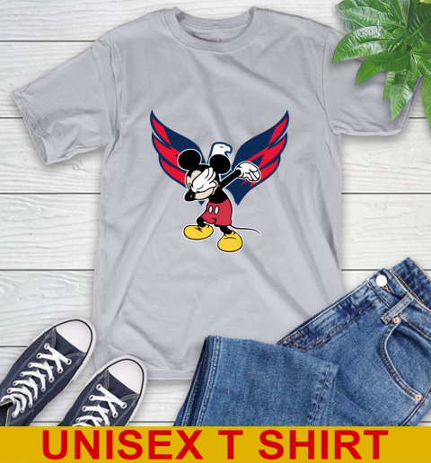 Washington Capitals NHL Hockey Dabbing Mickey Disney Sports T-Shirt 6