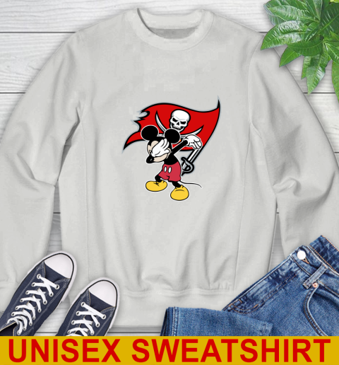 Tampa Bay Buccaneers NFL Football Dabbing Mickey Disney Sports Sweatshirt 5