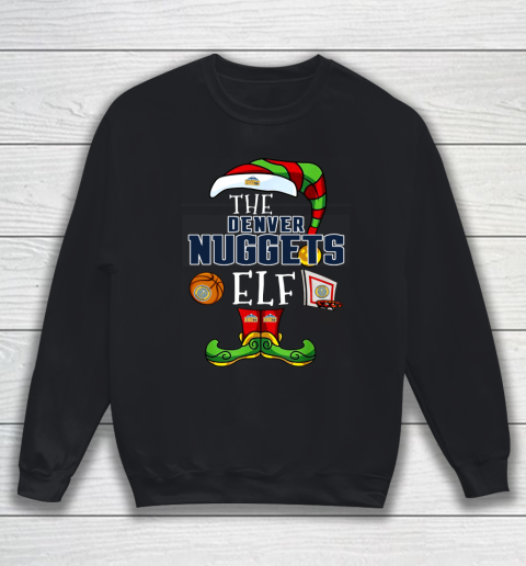 Denver Nuggets Christmas ELF Funny NBA Sweatshirt