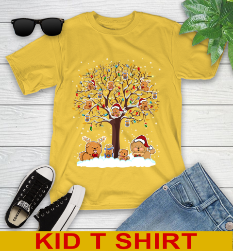 Chow Chow dog pet lover light christmas tree shirt 105