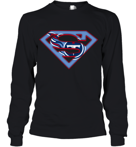 We Are Undefeatable Tennessee Titans x Superman NFL Youth Long Sleeve