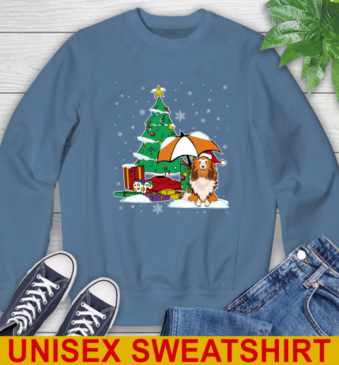 Sheltie Christmas Dog Lovers Shirts 175
