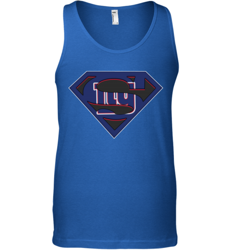 NFL New York Giants LOGO Superman pvzu nfl new york giants logo superman unisex tank 17 front royal
