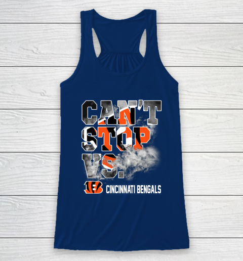 NFL Cincinnati Bengals Can't Stop Vs Racerback Tank 6