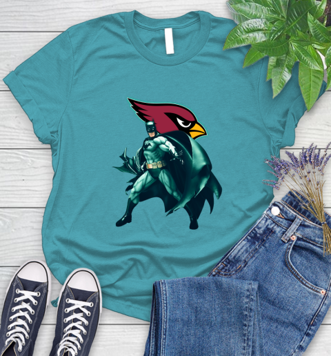 NFL Batman Football Sports Arizona Cardinals Women's T-Shirt 12
