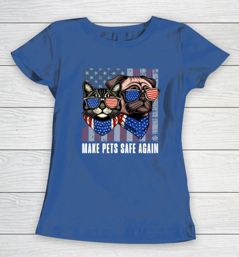Make Pets Safe Again Trump Harris Debate Eating The Dogs Cat Women's T-Shirt 6