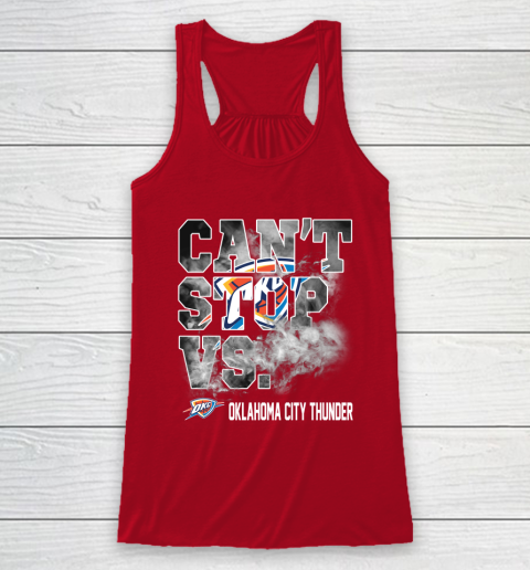 NBA Oklahoma City Thunder Basketball Can't Stop Vs Racerback Tank 4
