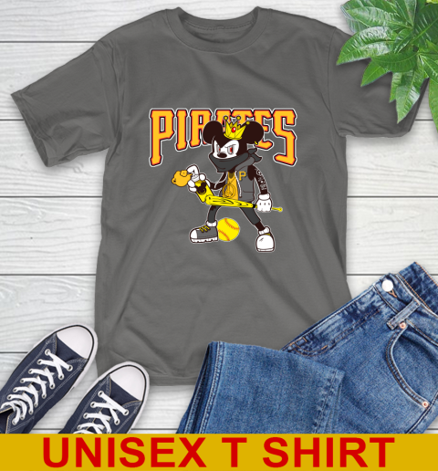 Pittsburgh Pirates MLB Baseball Mickey Peace Sign Sports T-Shirt 8