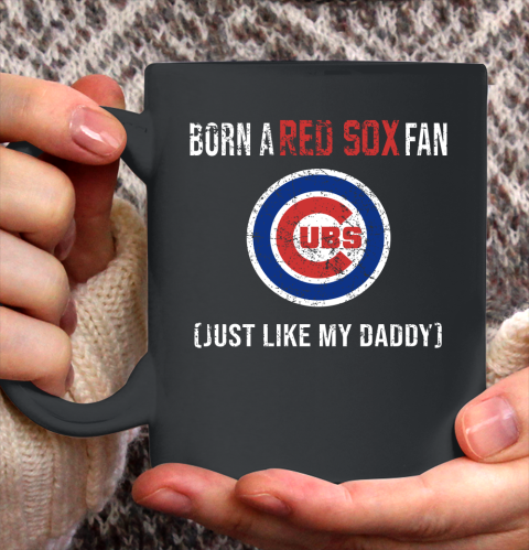 MLB Baseball Chicago Cubs Loyal Fan Just Like My Daddy Shirt Ceramic Mug 15oz