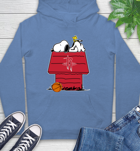 Houston Rockets NBA Basketball Snoopy Woodstock The Peanuts Movie Hoodie 11