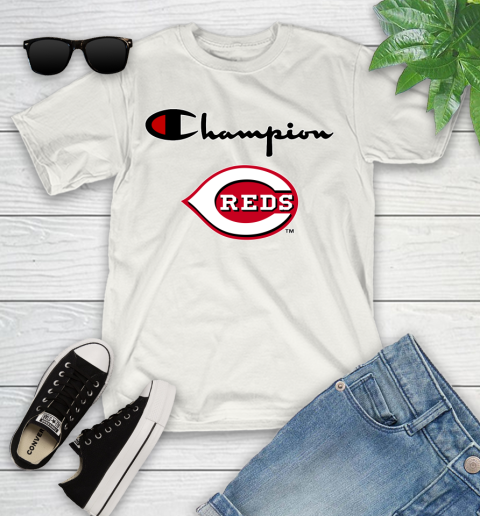 MLB Baseball Cincinnati Reds Champion Shirt Youth T-Shirt
