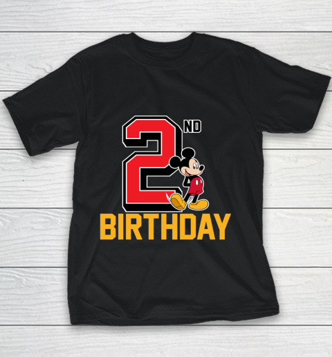 Disney Mickey Mouse My 2nd Birthday Youth T-Shirt