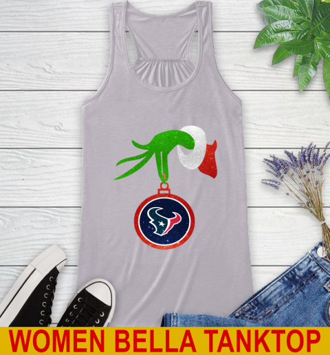 Houston Texans Grinch Merry Christmas NFL Football Racerback Tank 5