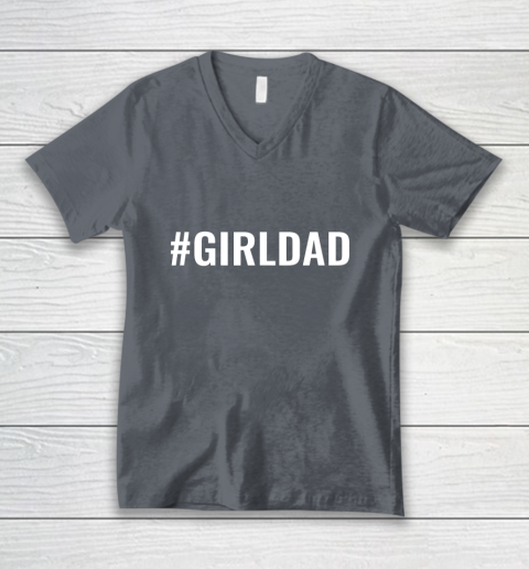 Girl Dad V-Neck T-Shirt 4