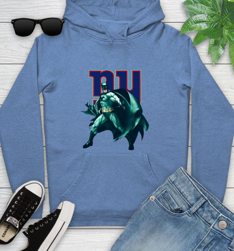 NFL Batman Football Sports New York Giants Youth Hoodie 12