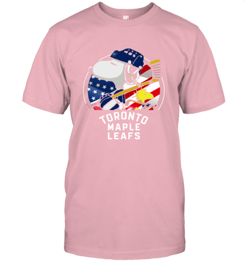 Toronto Mapples Leafs Ice Hockey Snoopy And Woodstock NHL Unisex Jersey Tee