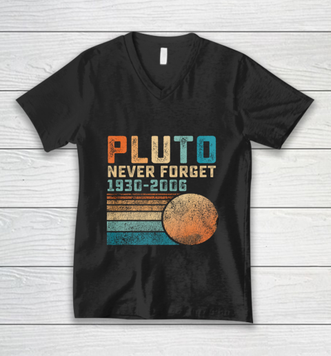 Pluto Never Forget V-Neck T-Shirt