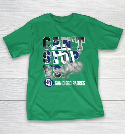 MLB San Diego Padres Baseball Can't Stop Vs Padres T-Shirt 5
